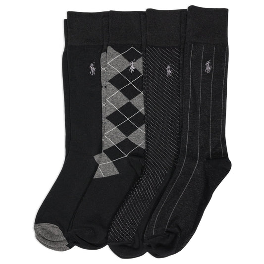 Polo Ralph Lauren Assorted Crew Socks (4 - Pack) - Purcell's Clothing Company - 