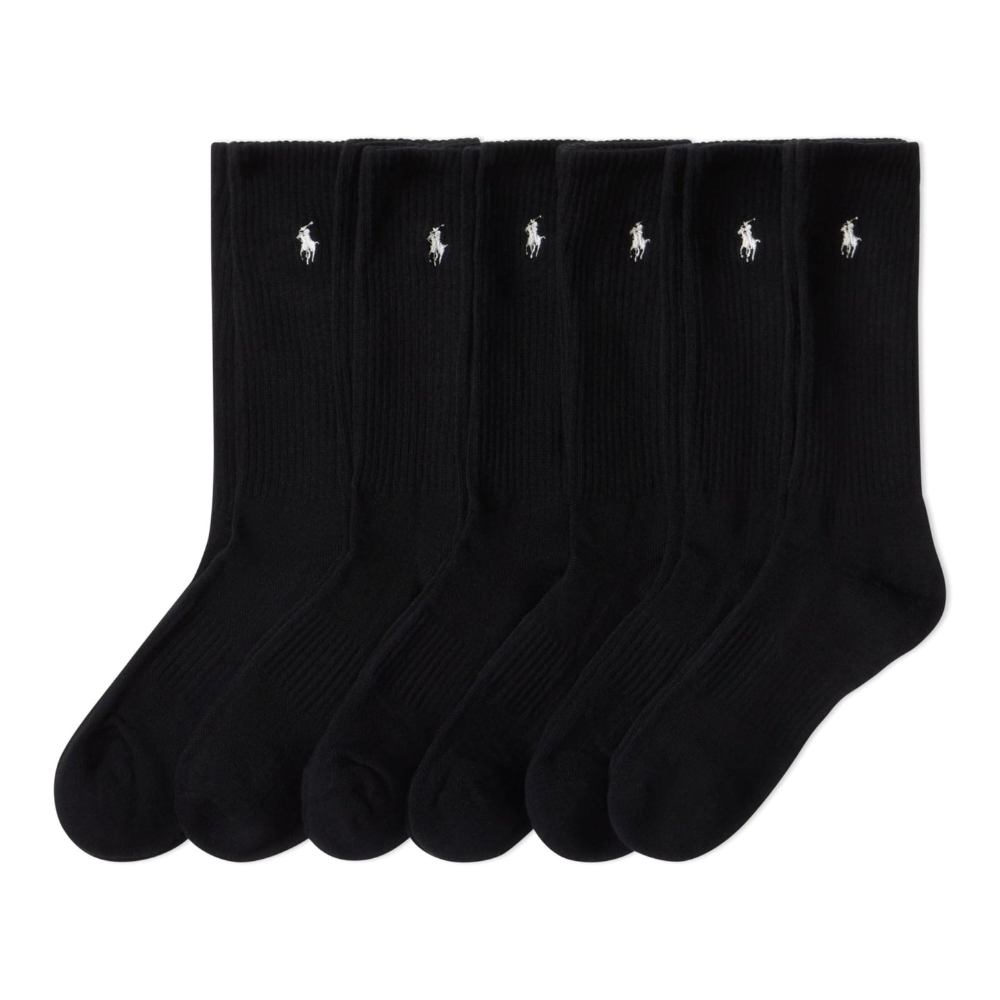 Polo Ralph Lauren Performance Cotton Crew Socks (6 - Pack) - Purcell's Clothing Company - 