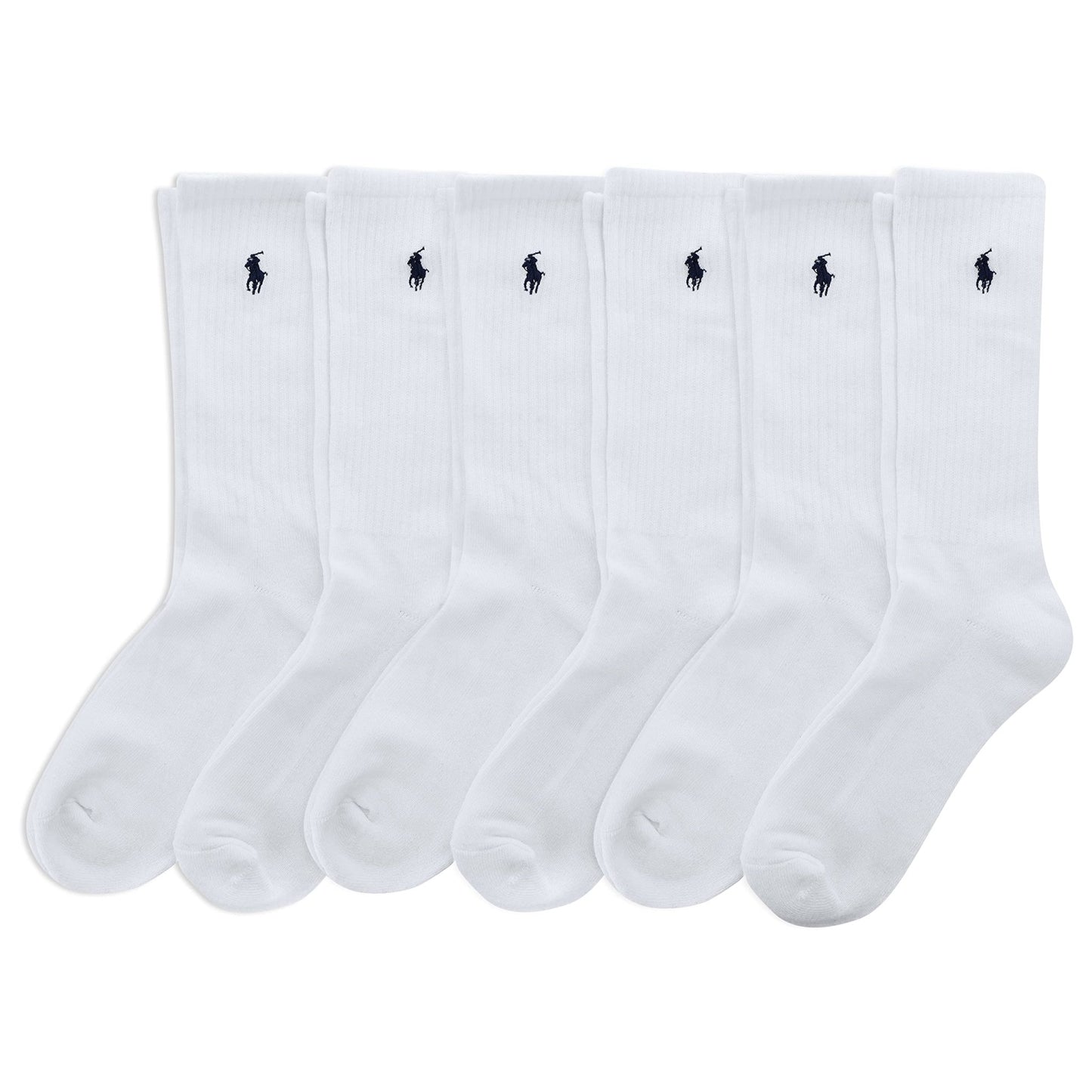 Polo Ralph Lauren Performance Cotton Crew Socks (6 - Pack) - Purcell's Clothing Company - 