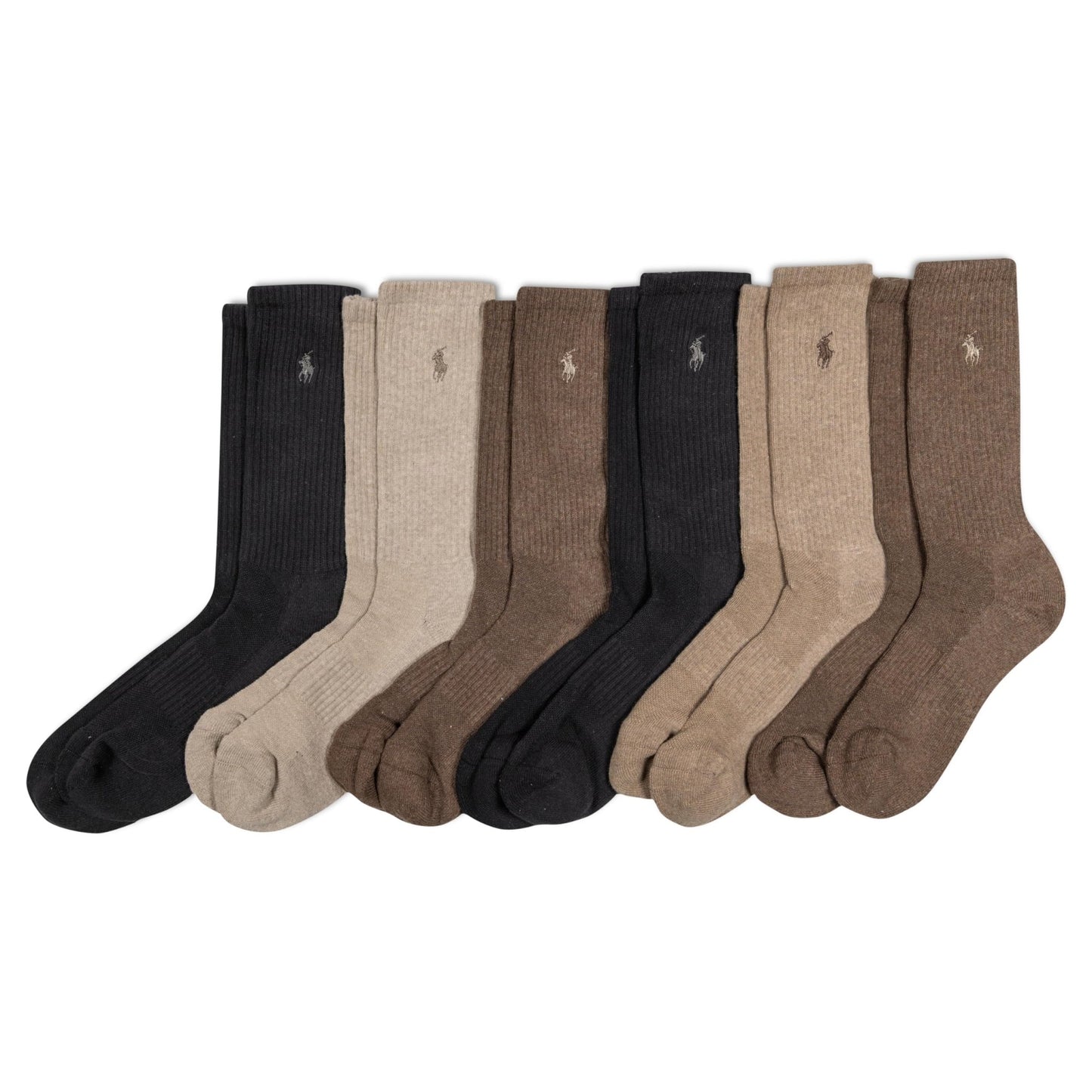 Polo Ralph Lauren Performance Cotton Crew Socks (6 - Pack) - Purcell's Clothing Company - 