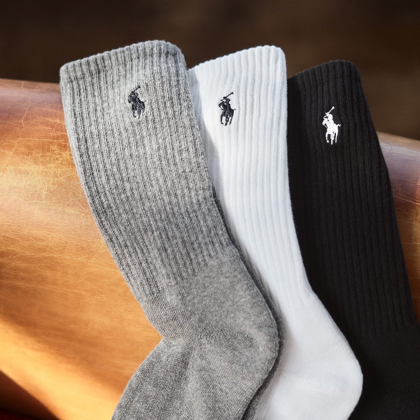 Polo Ralph Lauren Performance Cotton Crew Socks (6 - Pack) - Purcell's Clothing Company - 