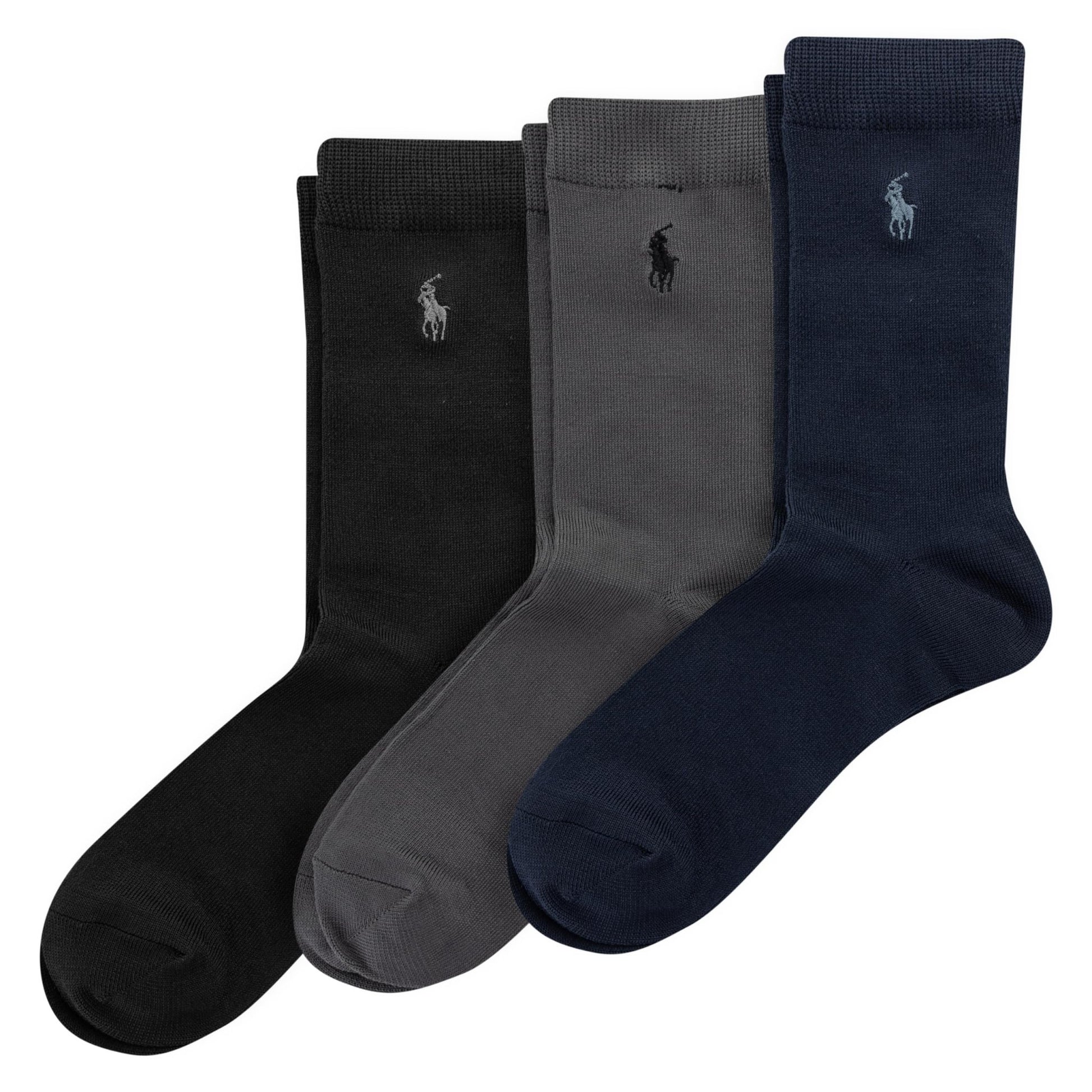 Polo Ralph Lauren Supersoft Dress Socks (3 Pair Pack) - Purcell's Clothing Company - 