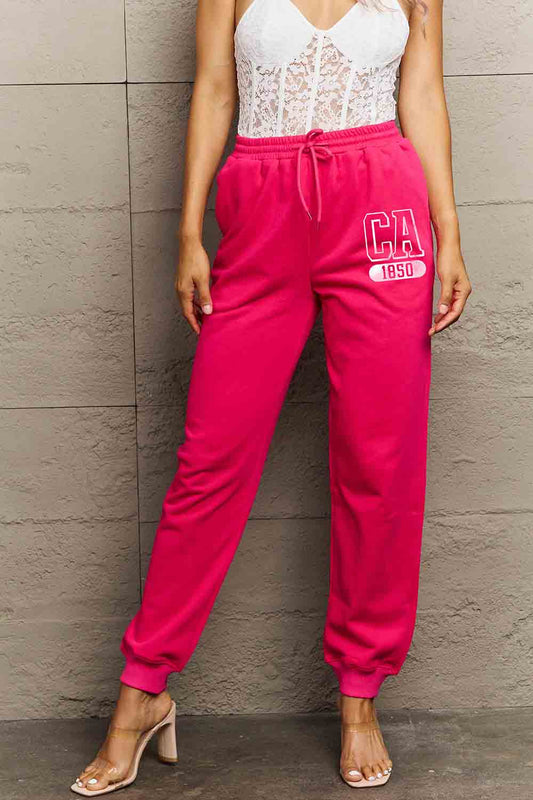 Simply Love Simply Love Full Size CA 1850 Graphic Joggers - Purcell's Clothing Company - 