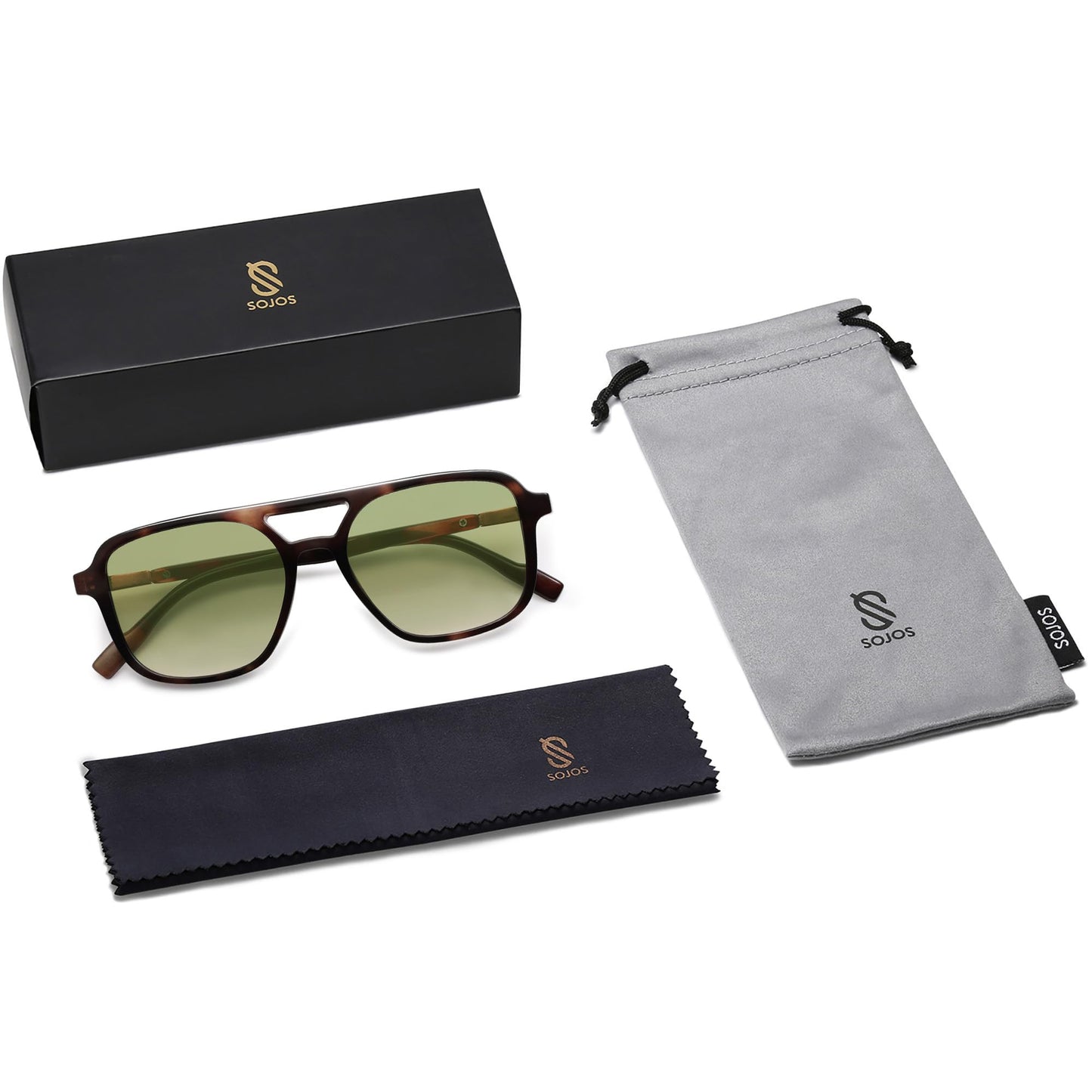 SOJOS Retro Aviator Sunglasses - Purcell's Clothing Company - 