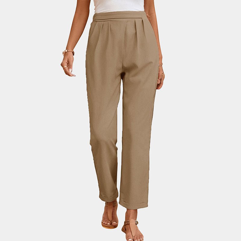 Solid Color Simple Basic Trousers - Purcell's Clothing Company - 0