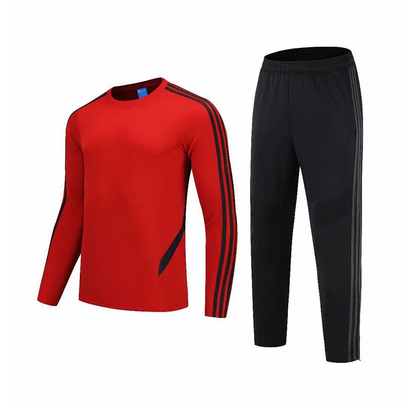 Sports Suit Mens Slim Round Neck Casual Running Two - piece Suit - Purcell's Clothing Company - 0