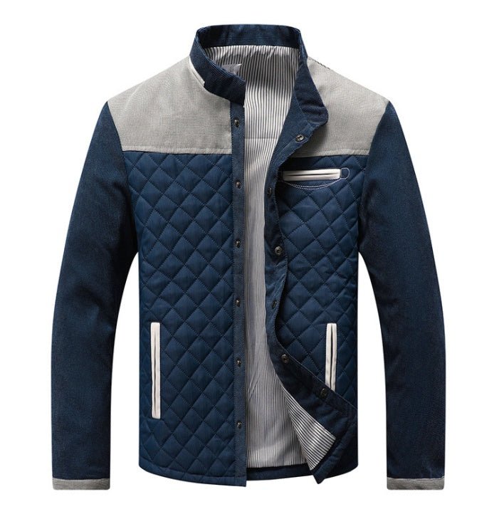 Spring Autumn New Men's Casual Jackets Solid Men Patchwork Slim Fit Coats Male Tracksuit Mens Sportswear Men - Purcell's Clothing Company - 0