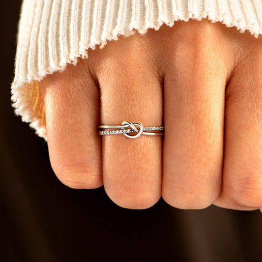 Sterling Silver Knot Ring - Purcell's Clothing Company - 