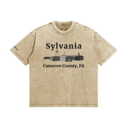 Camco Proud Unisex Oversized Snow Wash T-Shirt - Purcell's Clothing Company