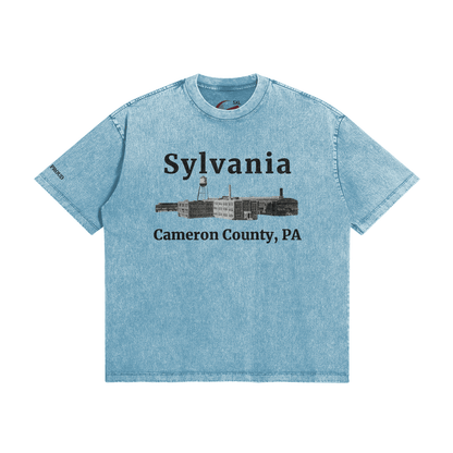 Camco Proud Unisex Oversized Snow Wash T-Shirt - Purcell's Clothing Company