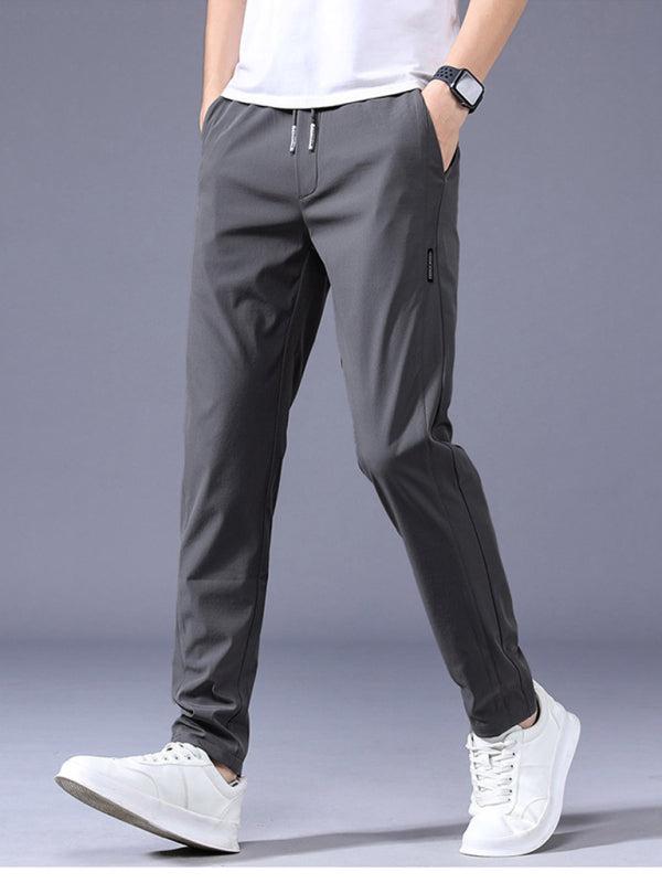 Straight Loose Elastic Boys Non - Iron Casual Pants Cargo Pants - Purcell's Clothing Company - 