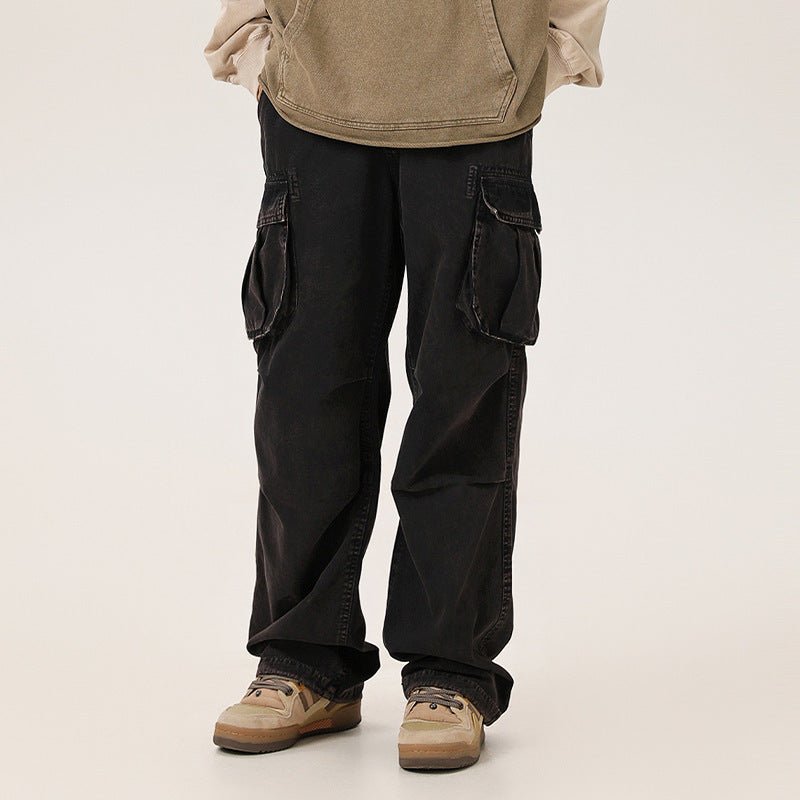 Straight Loose Flared Trousers - Purcell's Clothing Company - 0