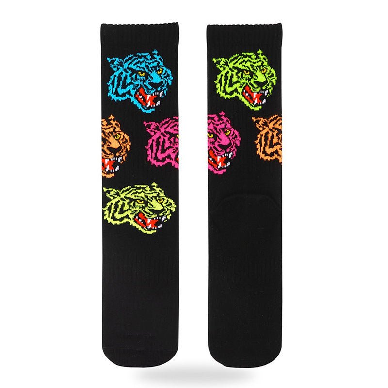 Street Sport Letters Japanese Trendy Socks Creative Tube Socks - Purcell's Clothing Company - 0