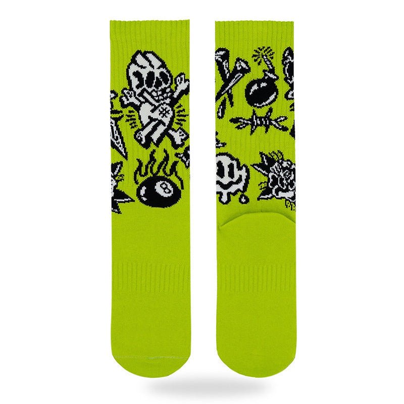 Street Sport Letters Japanese Trendy Socks Creative Tube Socks - Purcell's Clothing Company - 0