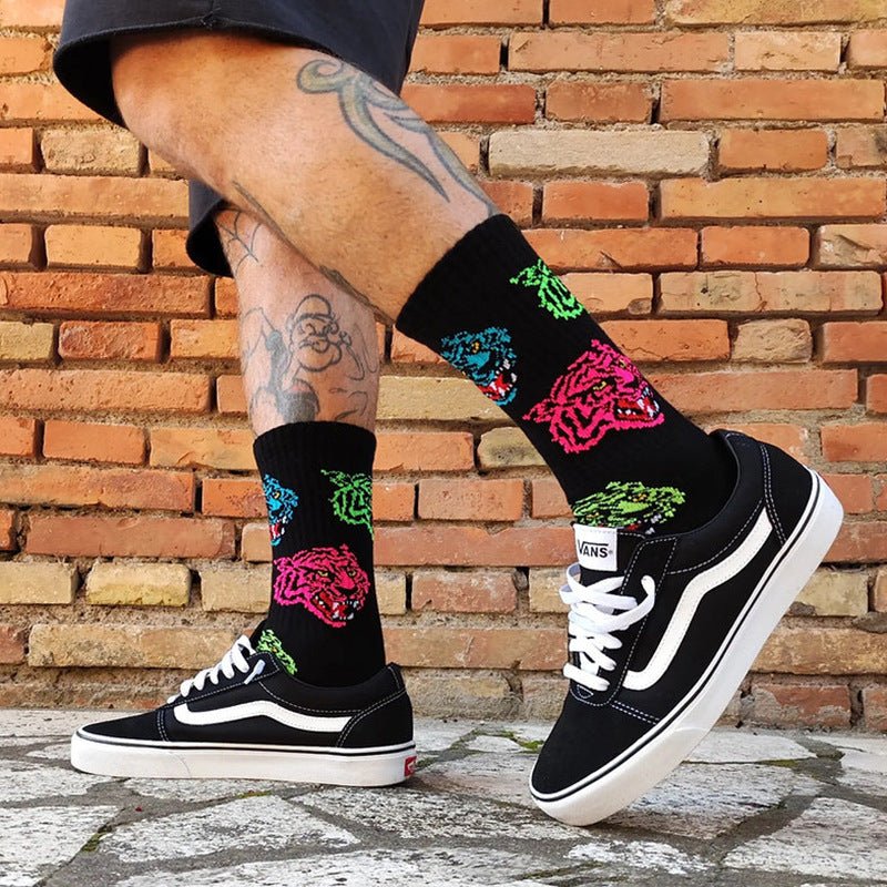 Street Sport Letters Japanese Trendy Socks Creative Tube Socks - Purcell's Clothing Company - 0