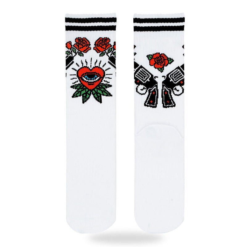 Street Sport Letters Japanese Trendy Socks Creative Tube Socks - Purcell's Clothing Company - 0