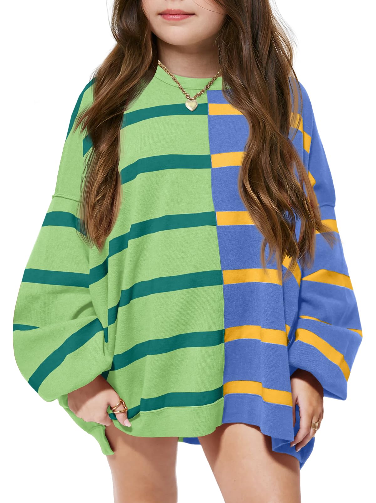 Striped Color Block Pullover - Purcell's Clothing Company - 