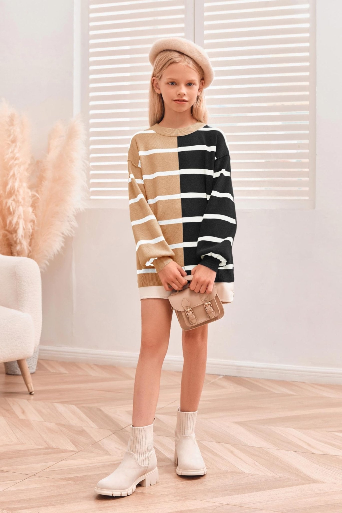 Striped Color Block Pullover - Purcell's Clothing Company - 