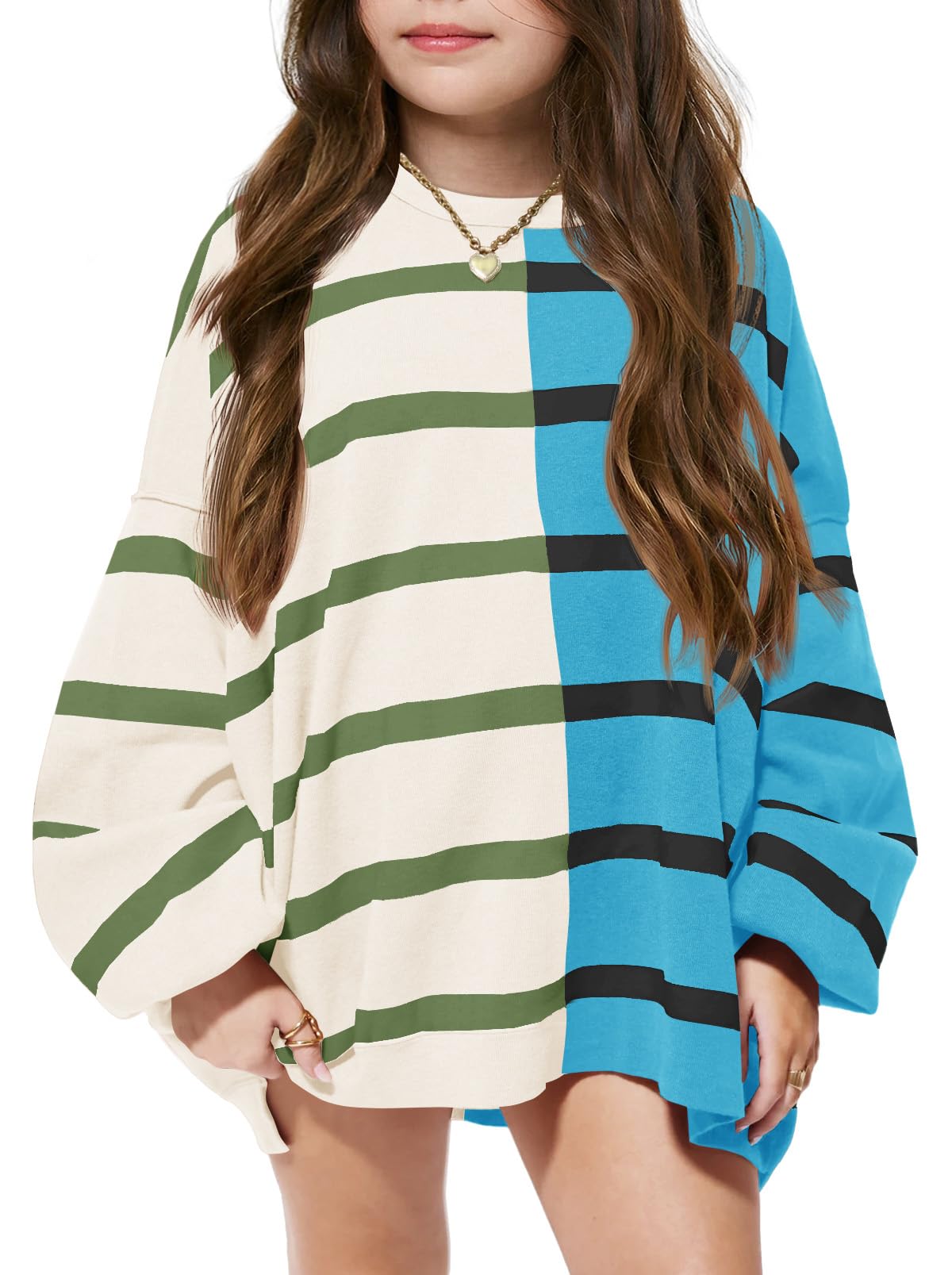 Striped Color Block Pullover - Purcell's Clothing Company - 