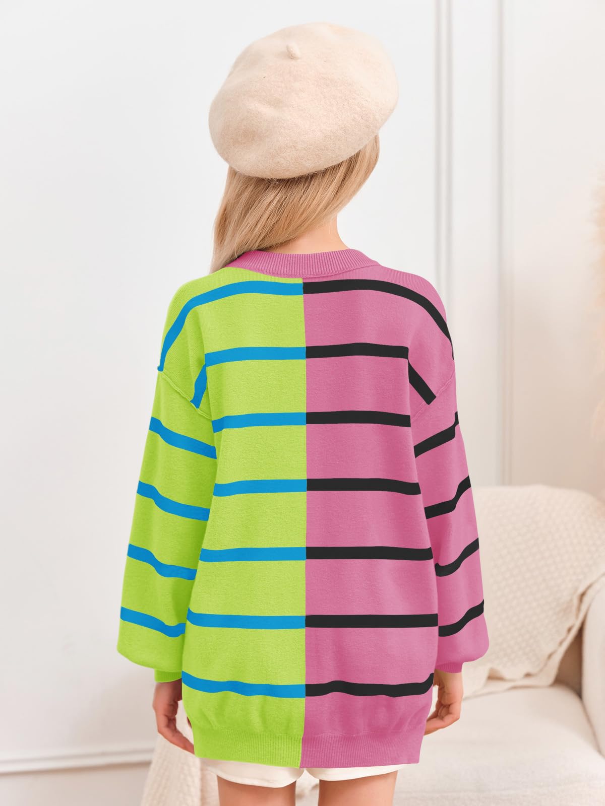 Striped Color Block Pullover - Purcell's Clothing Company - 