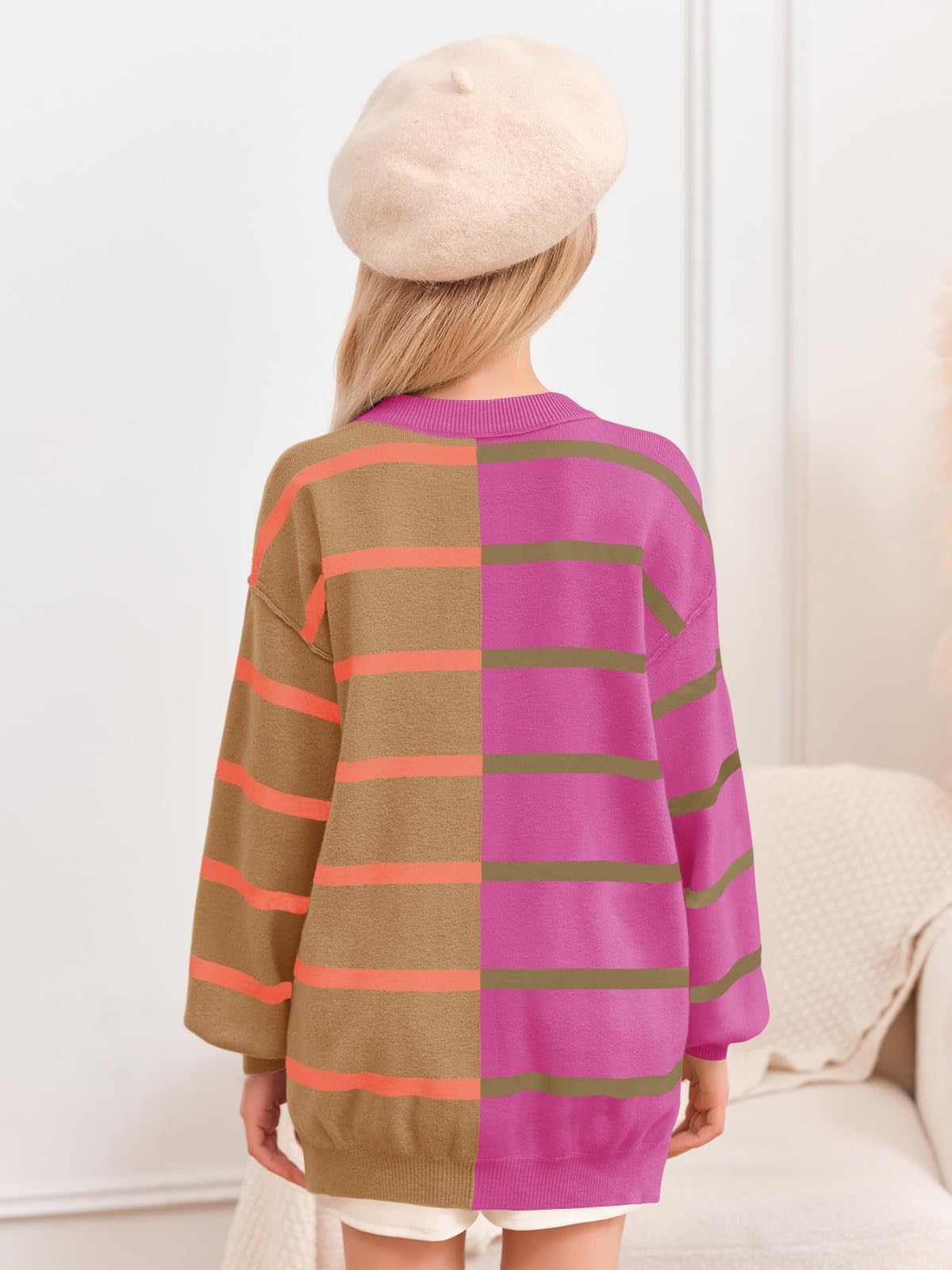 Striped Color Block Pullover - Purcell's Clothing Company - 