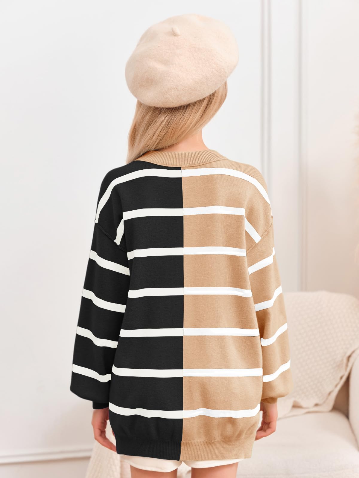 Striped Color Block Pullover - Purcell's Clothing Company - 