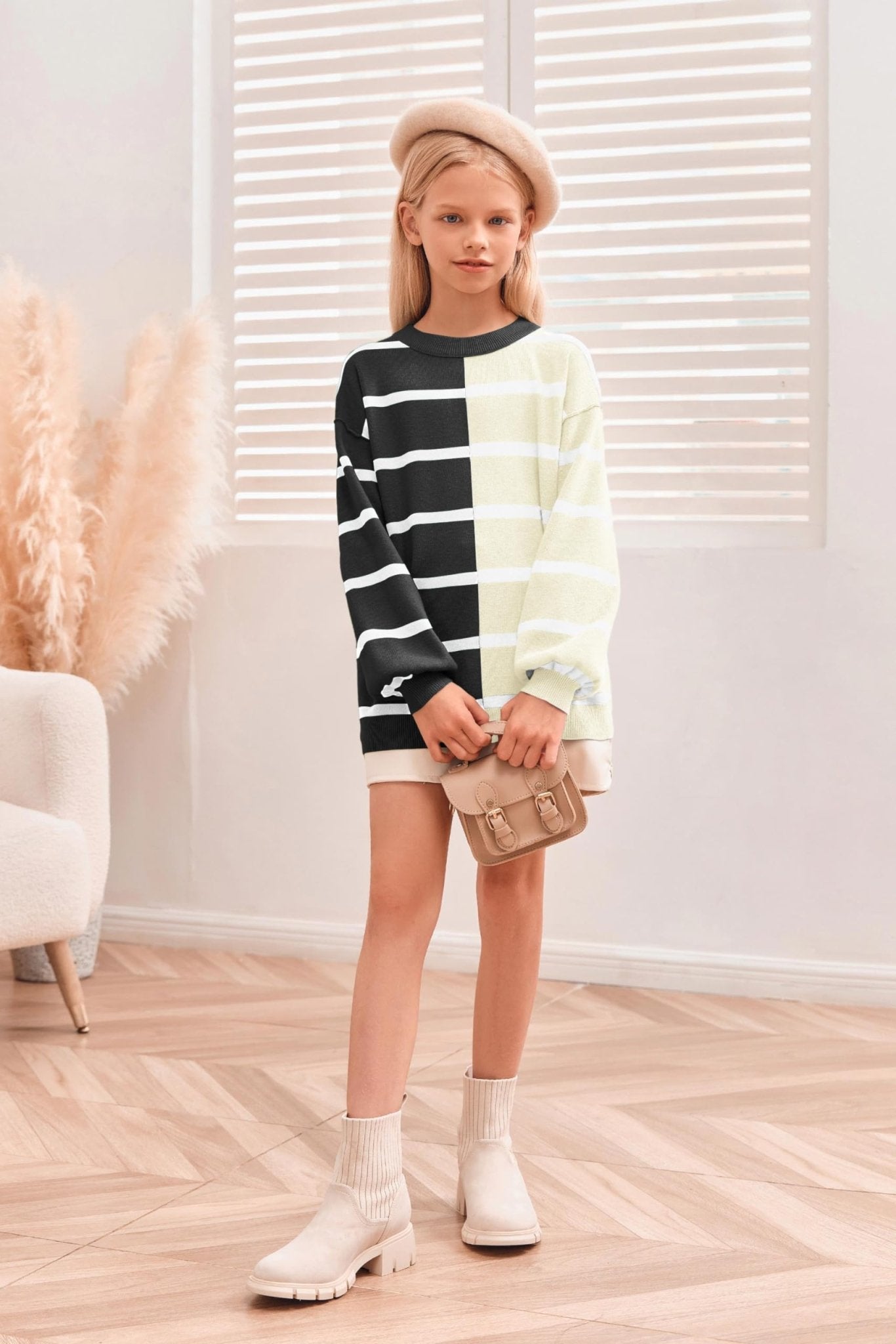 Striped Color Block Pullover - Purcell's Clothing Company - 