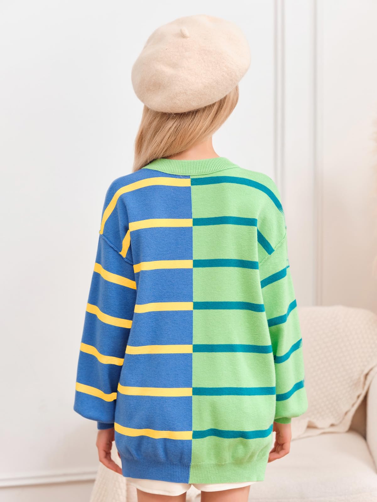 Striped Color Block Pullover - Purcell's Clothing Company - 