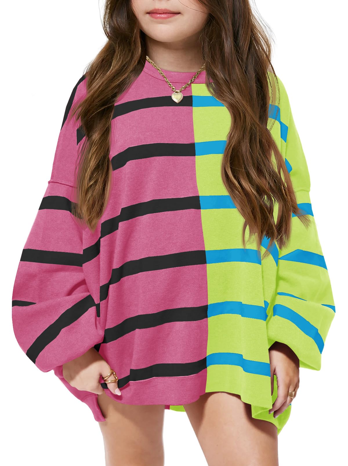 Striped Color Block Pullover - Purcell's Clothing Company - 