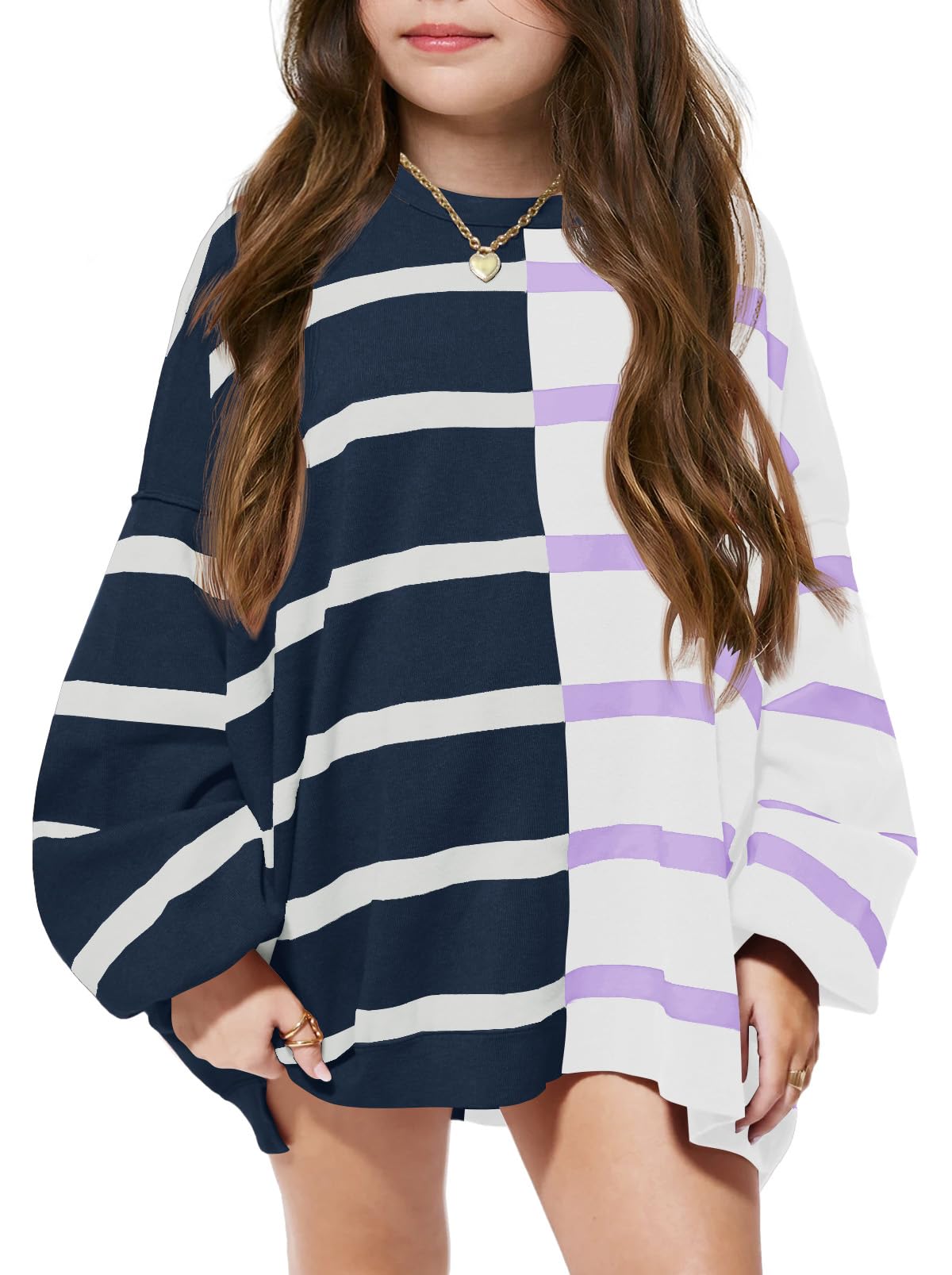 Striped Color Block Pullover - Purcell's Clothing Company - 