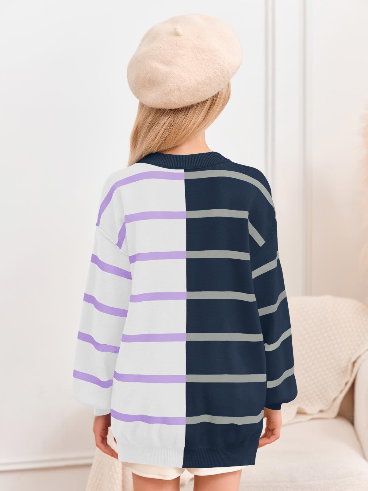 Striped Color Block Pullover - Purcell's Clothing Company - 