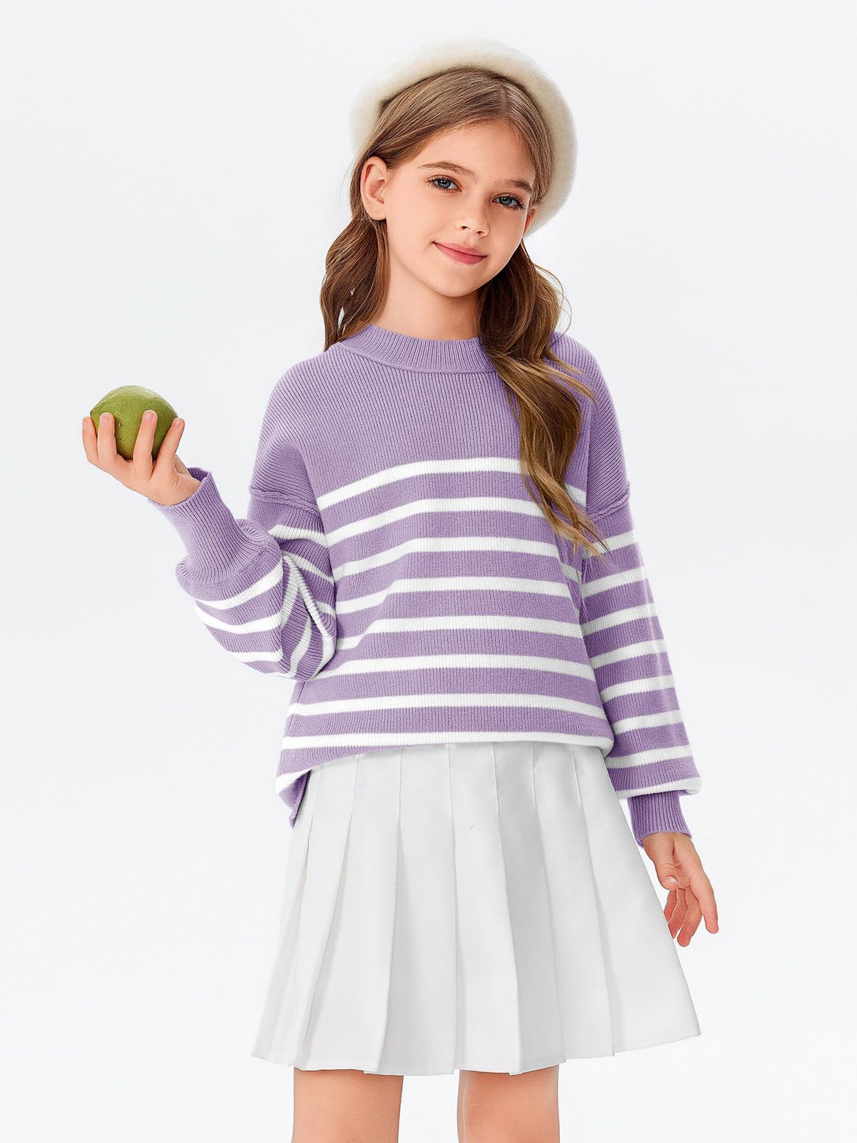 Striped Oversized Fashion Sweater - Purcell's Clothing Company - 