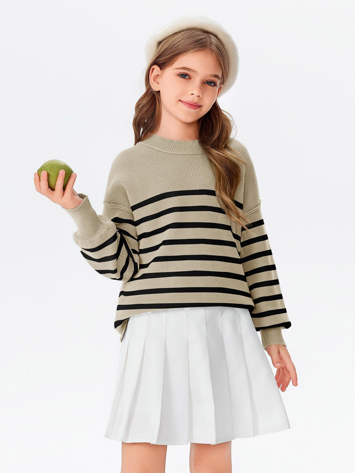 Striped Oversized Fashion Sweater - Purcell's Clothing Company - 