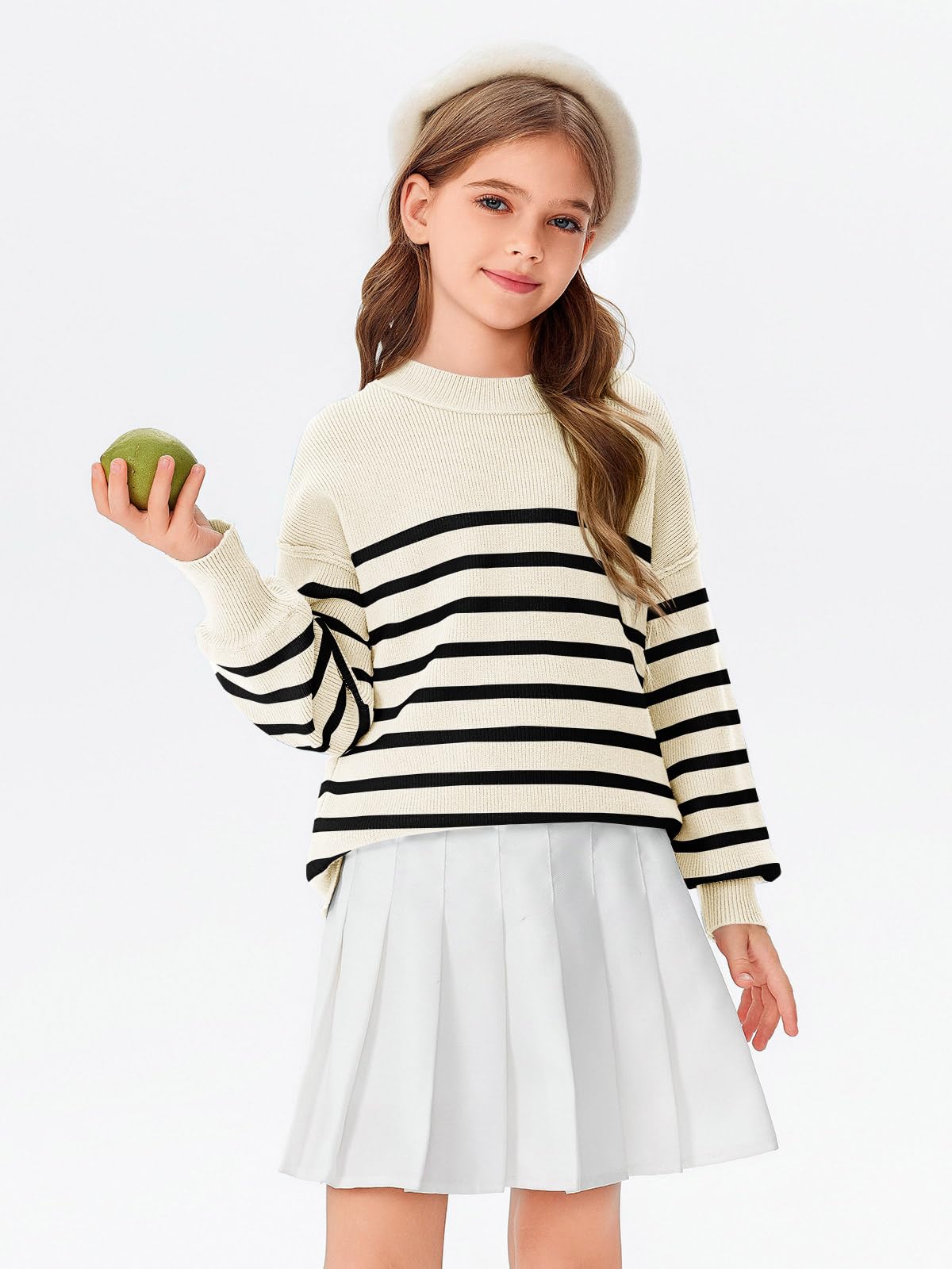 Striped Oversized Fashion Sweater - Purcell's Clothing Company - 