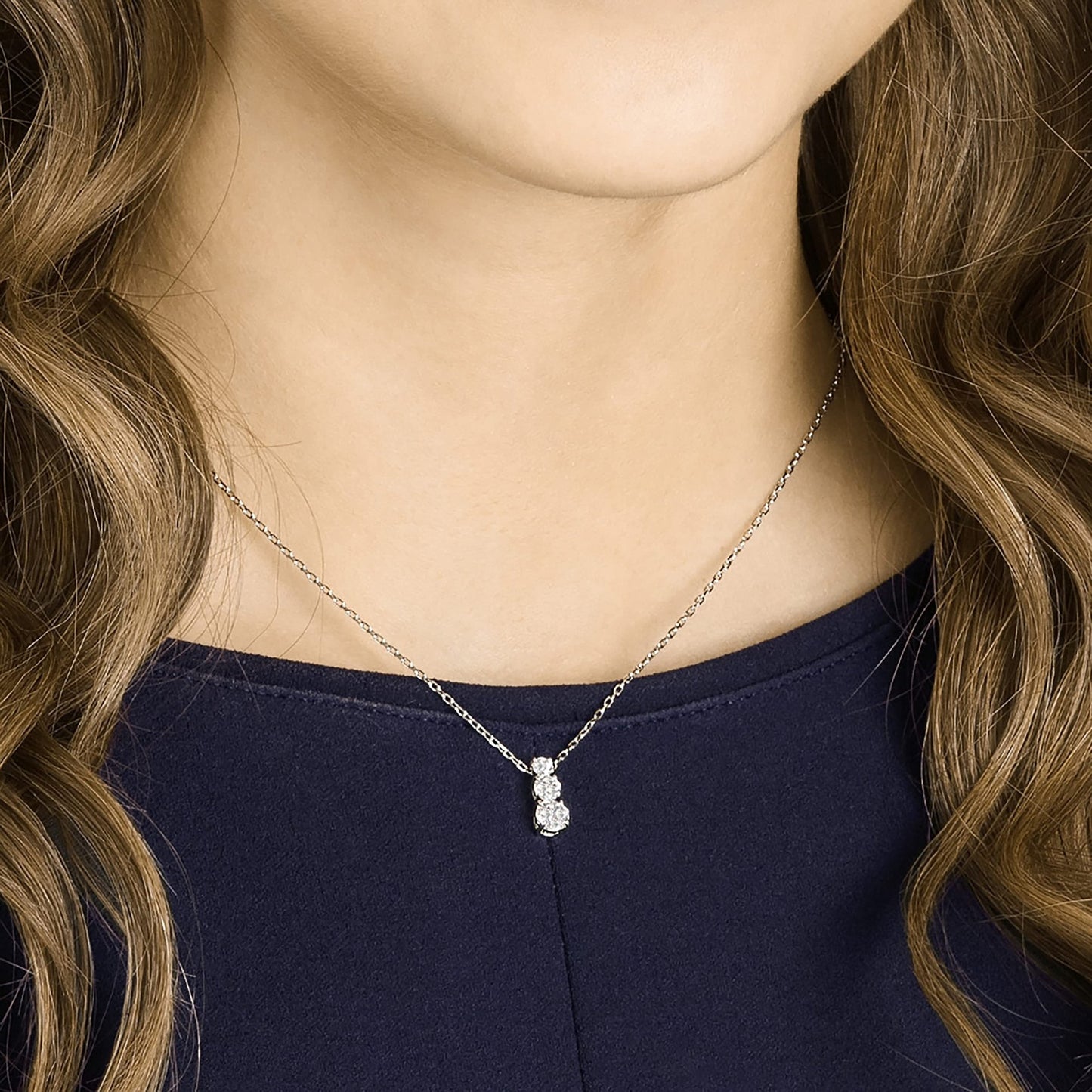 SWAROVSKI Trilogy Crystal Necklace and Earrings - Purcell's Clothing Company - 