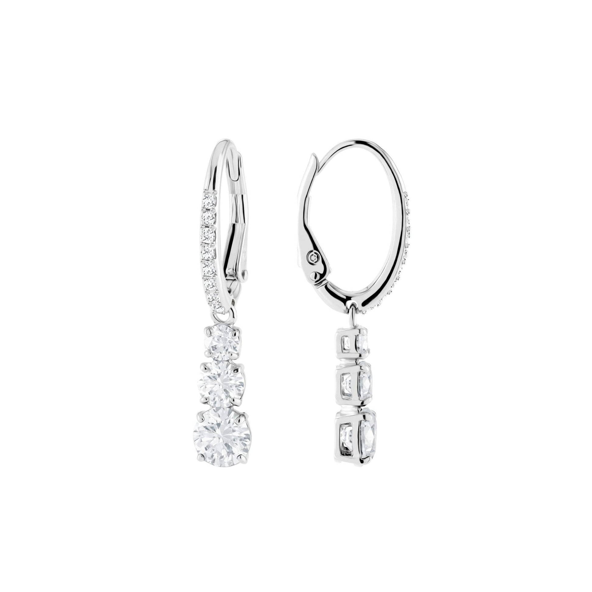 SWAROVSKI Trilogy Crystal Necklace and Earrings - Purcell's Clothing Company - 