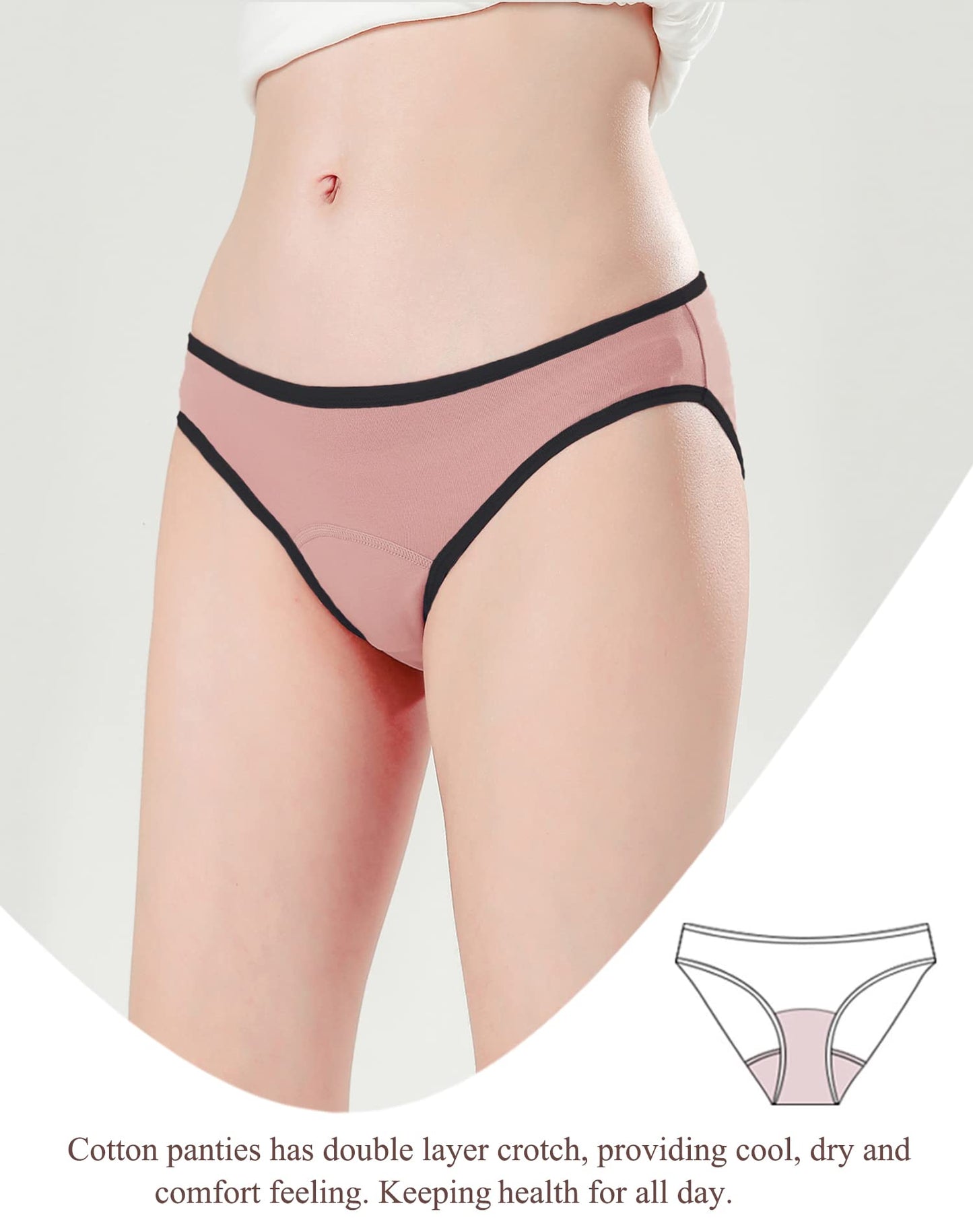 Teen Cotton Hipster Bikini Panties Multipack - Purcell's Clothing Company - 