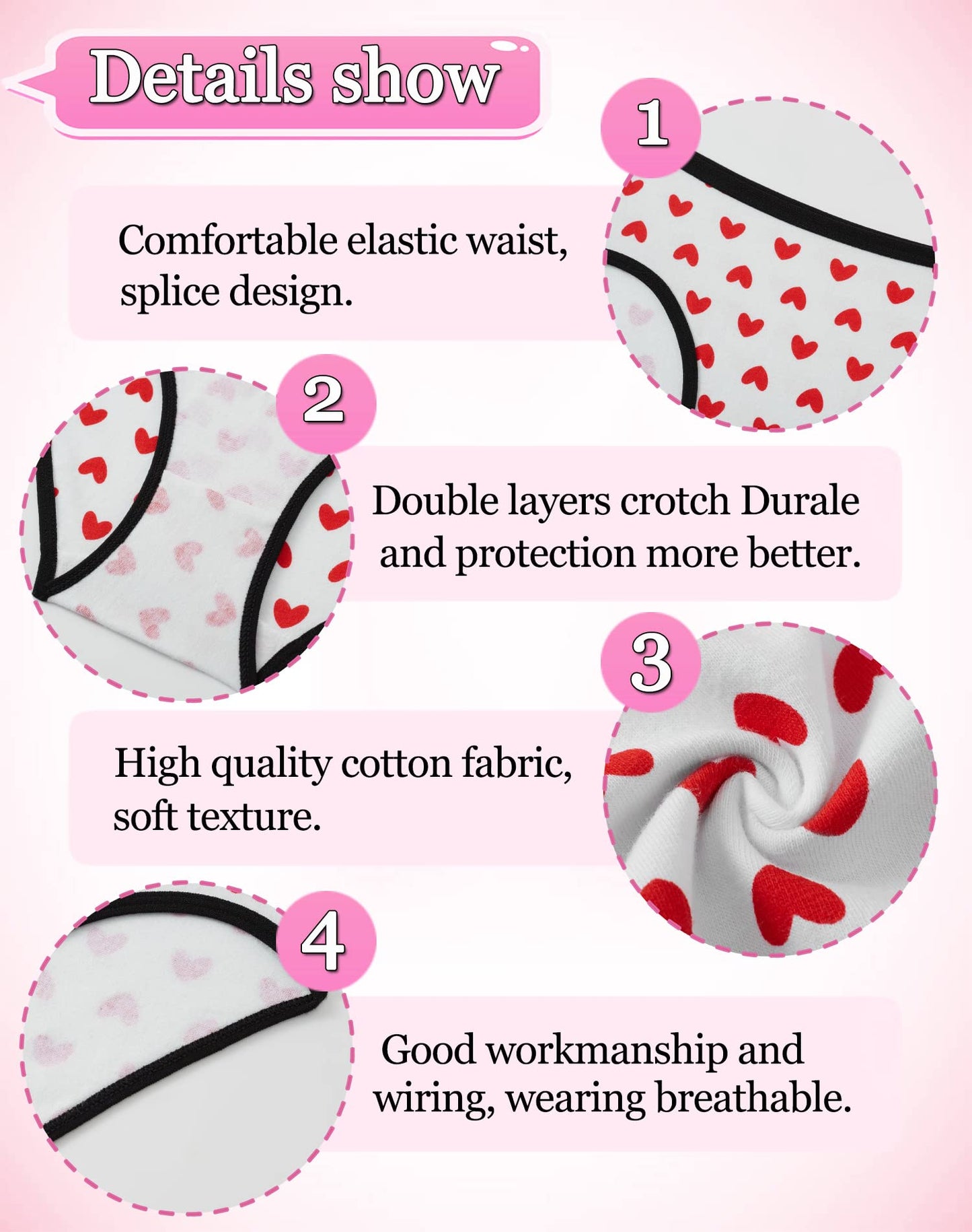 Teen Cotton Hipster Bikini Panties Multipack - Purcell's Clothing Company - 