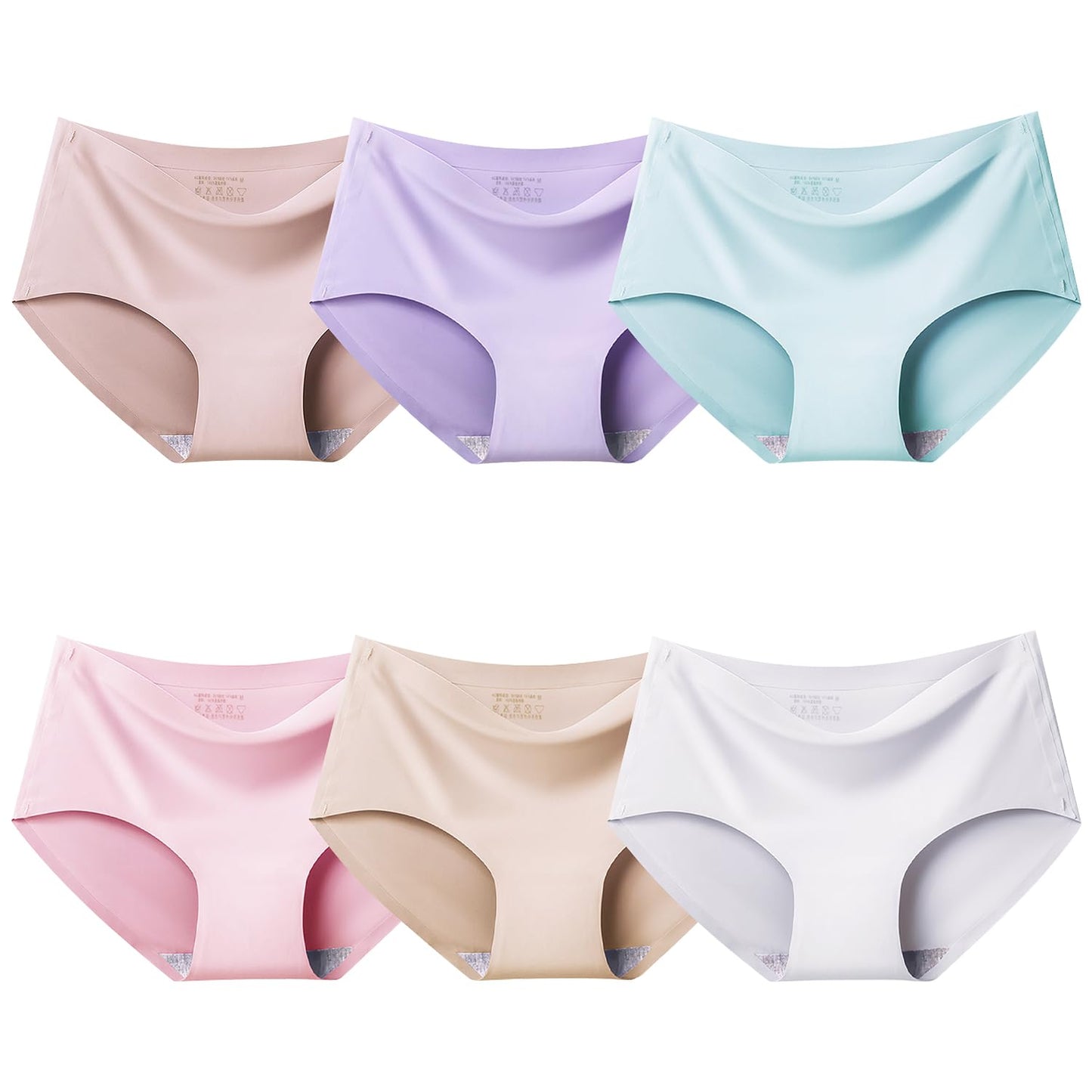 Teen Seamless Underwear No - Show Panties (6 - Pack) - Purcell's Clothing Company - 