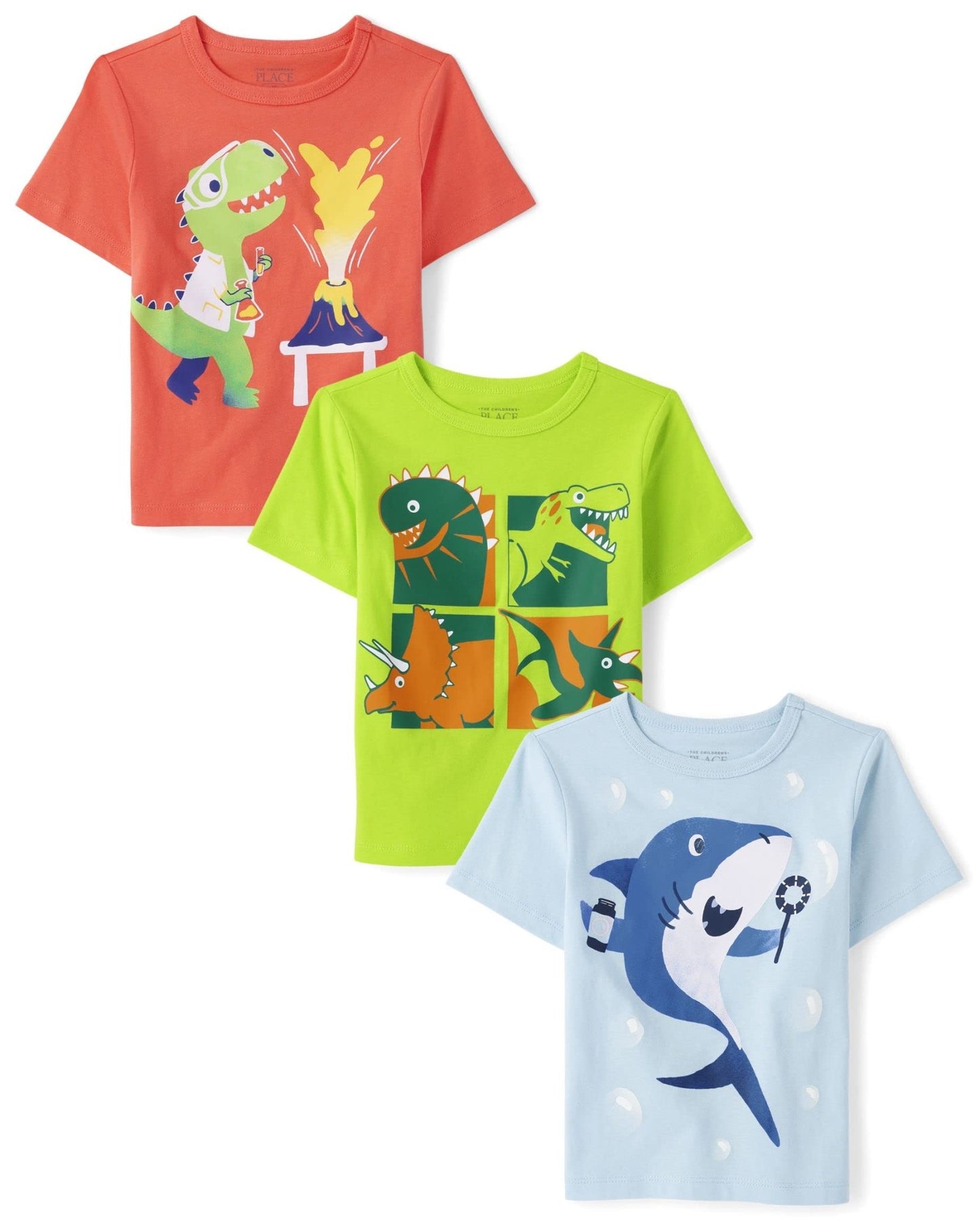 The Children's Place Baby Boys Dinos Short Sleeve Graphic T Shirt - Purcell's Clothing Company - 