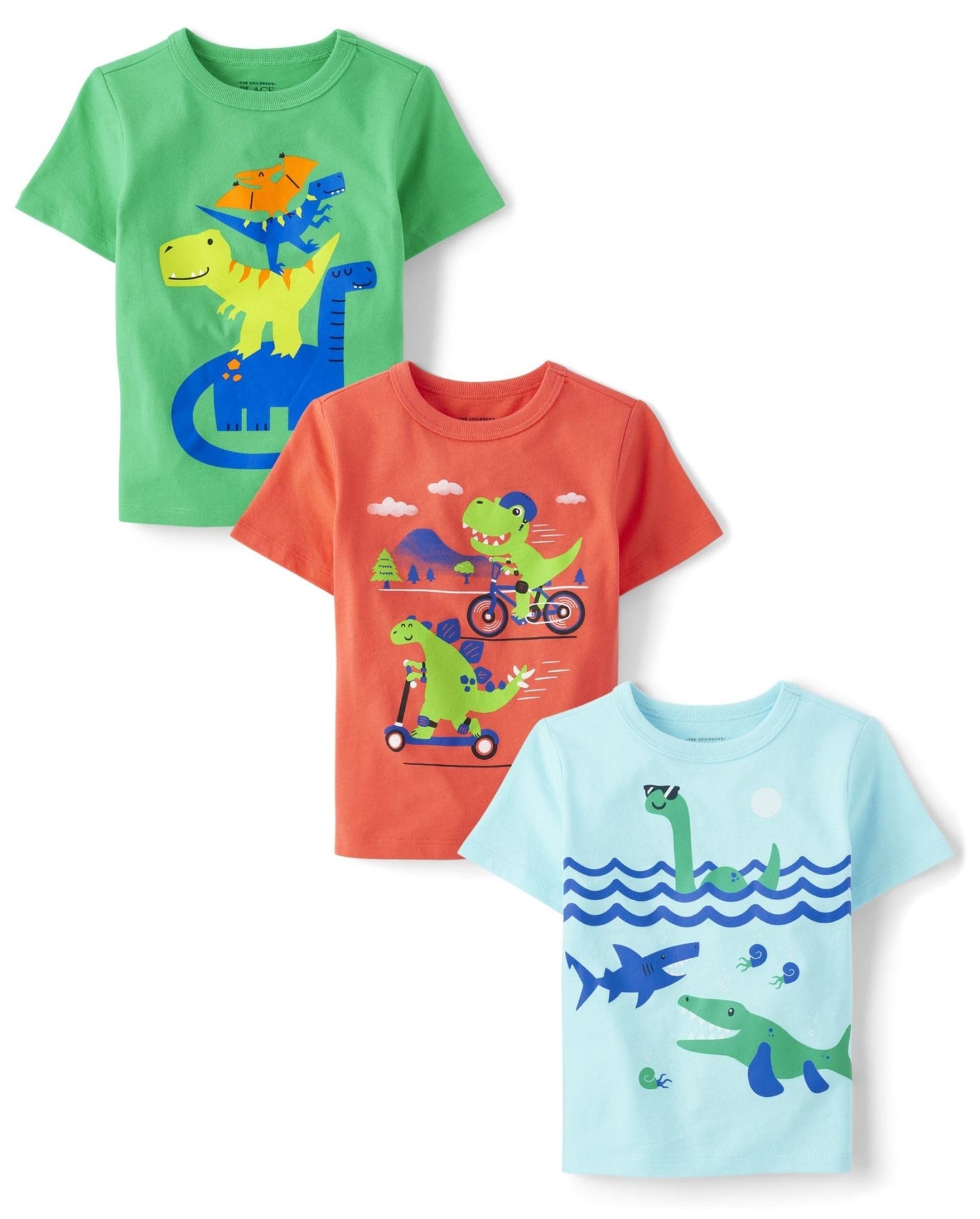 The Children's Place Baby Boys Dinos Short Sleeve Graphic T Shirt - Purcell's Clothing Company - 