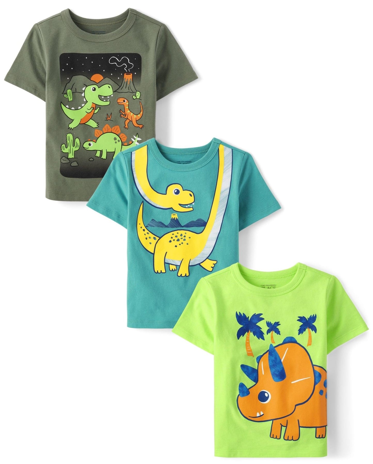 The Children's Place Baby Boys Dinos Short Sleeve Graphic T Shirt - Purcell's Clothing Company - 