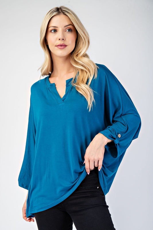 Three - Quarter Sleeve Blouse - Purcell's Clothing Company - 