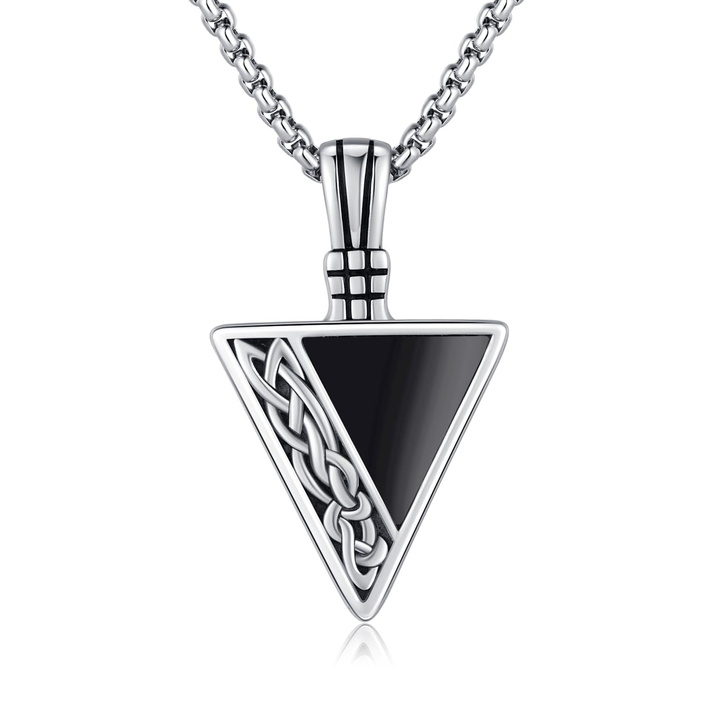 Triangle Celtic Necklace - Purcell's Clothing Company - 