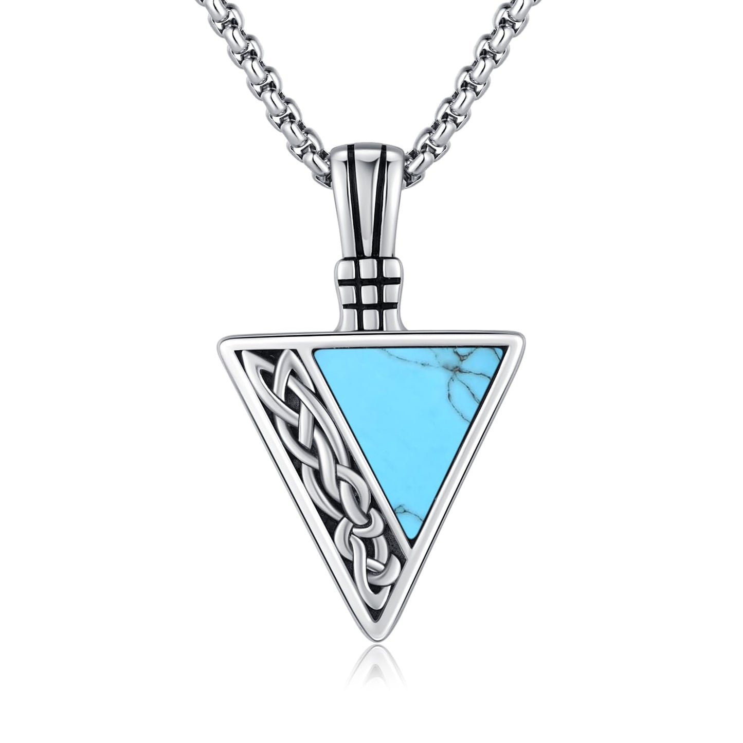 Triangle Celtic Necklace - Purcell's Clothing Company - 