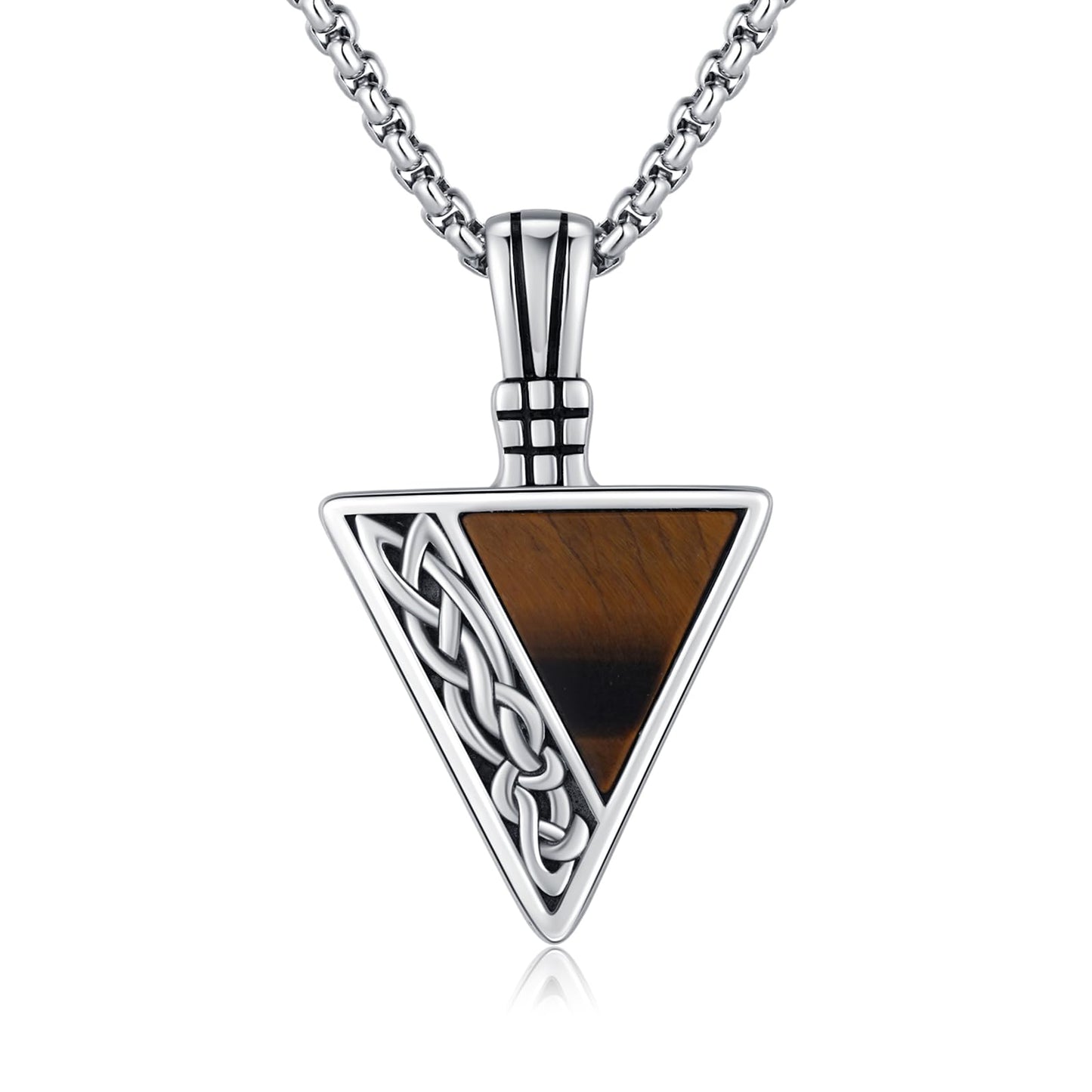 Triangle Celtic Necklace - Purcell's Clothing Company - 