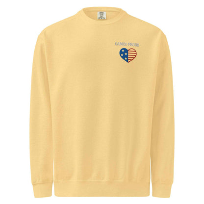 Camco Proud Unisex Garment-Dyed Sweatshirt - Purcell's Clothing Company