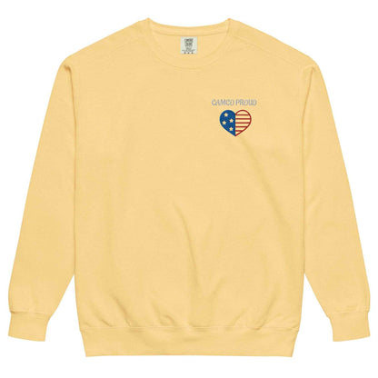 Camco Proud Unisex Garment-Dyed Sweatshirt - Purcell's Clothing Company