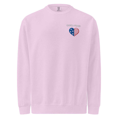Camco Proud Unisex Garment-Dyed Sweatshirt - Purcell's Clothing Company