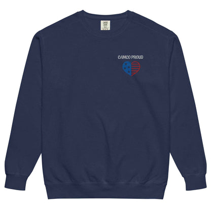 Camco Proud Unisex Garment-Dyed Sweatshirt - Purcell's Clothing Company